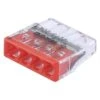 Wago WA LASKLEM 4-POLIG TRANSP/ROOD (100)