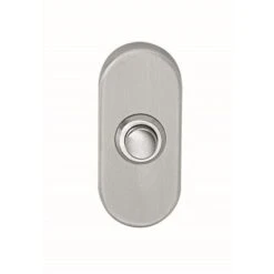 INTERSTEEL Beldrukker Ovaal 65x30mm RVS