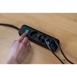 Brennenstuhl Eco-Line Stekkerdoos Met Schakelaar 3-voudig Zwart 5m H05VV-F 3G1,5 -Miakita Winkel 4007123081561 1152900 a008 others
