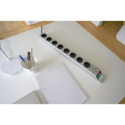 Brennenstuhl Super-Solid 13.500A Stekkerdoos Met Overspanningsbeveiliging 8-voudig Zilver 2,5 M H05VV-F 3G1,5 -Miakita Winkel 4007123174232 1153340318 a013 others