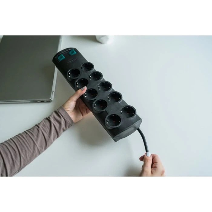 Brennenstuhl Primera-Line Stekkerdoos 10-voudig Zwart 2m H05VV-F 3G1,5 De Stopcontacten Zijn Schakelbaar Per 5 10 Brennenstuhl Primera-Line Stekkerdoos 10-voudig Zwart 2m H05VV-F 3G1,5 De Stopcontacten Zijn Schakelbaar Per 5 - Afbeelding 8