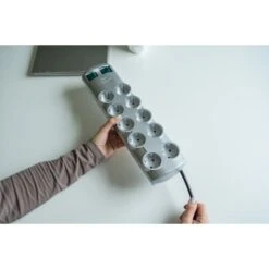 Brennenstuhl Primera-Line Stekkerdoos 10-voudig Zilver 2m H05VV-F 3G1,5 De Stopcontacten Zijn Schakelbaar Per 5 -Miakita Winkel 4007123211227 1153390120 a011 others