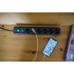 Brennenstuhl Eco-Line 13.500A Stekkerdoos Met Overspanningsbeveiliging 6-voudig Antraciet 1,5m H05VV-F 3G1,5 -Miakita Winkel 4007123251964 1159700015 a011 others