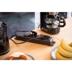 Brennenstuhl Stopcontactverdeler IP44 4-voudig Zwart 2m H07RN-F 3G1,5 -Miakita Winkel 4007123575930 1159960 a006 others