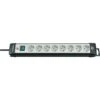 Brennenstuhl Premium-Line Stekkerdoos 8-voudig Zwart/lichtgrijs 5m H05VV-F 3G1,5