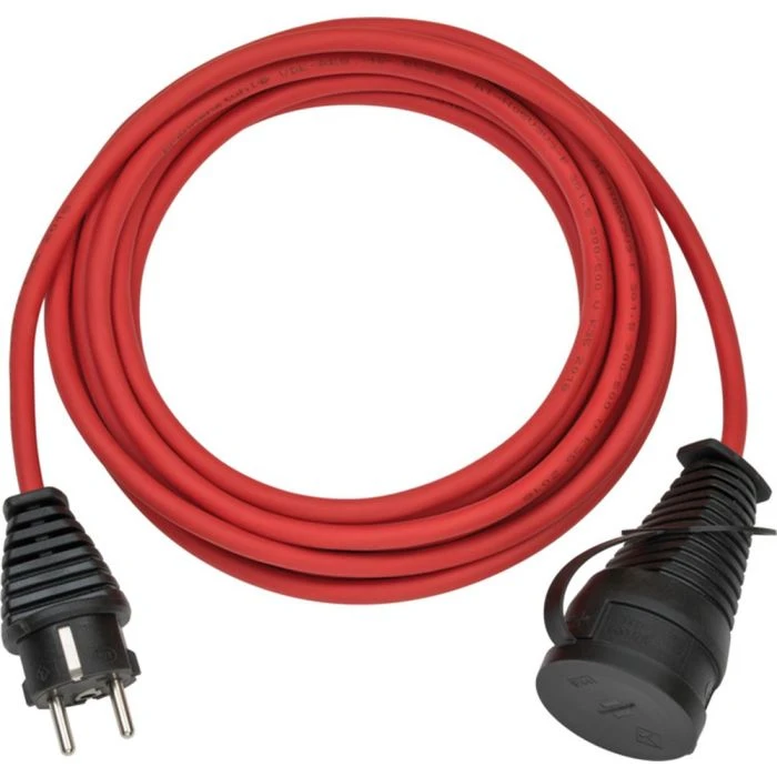 Brennenstuhl BREMAXX IP 44 Verlengsnoer 10m Rood AT-N05V3V3-F 3G1,5 3 Brennenstuhl BREMAXX IP 44 Verlengsnoer 10m Rood AT-N05V3V3-F 3G1,5