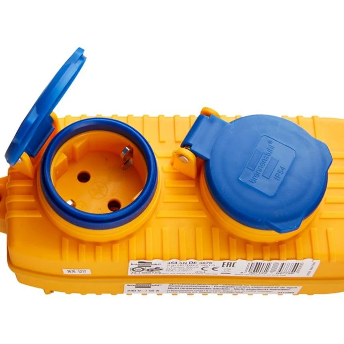 Brennenstuhl Bouwplaatsen-kabel IP54 Met Contactdozenblok 5m Zwart H07RN-F 3G1,5 5 Brennenstuhl Bouwplaatsen-kabel IP54 Met Contactdozenblok 5m Zwart H07RN-F 3G1,5 - Afbeelding 3