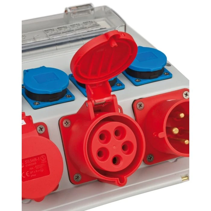 Brennenstuhl Wandverdeler 4/32 IP44 4x LS 230V/16 A, 1xLS 400V/16 A, 1xFI 40 A 4-polig 30mA 8 Brennenstuhl Wandverdeler 4/32 IP44 4x LS 230V/16 A, 1xLS 400V/16 A, 1xFI 40 A 4-polig 30mA - Afbeelding 6