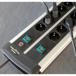 Brennenstuhl Premium-Alu-Line Techniek Stekkerdoos 12-voudig Duo Zwart 3m H05VV-F 3G1,5 De Stopcontacten Zijn Sch -Miakita Winkel 4007123650439 1391000912 a009 detail