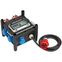 Brennenstuhl Compacte Rubberen Stroomverdeler BSV 3 FI/16 2 IP44 2m H07RN-F 5G2,5 - 2xCEE16A, 5x230V -Miakita Winkel 4007123654475 1153690200 a007 detail