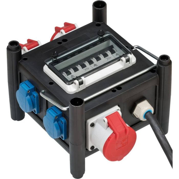 Brennenstuhl Compacte Rubberen Stroomverdeler BSV 3/32 2 IP44 2m H07RN-F 5G4,0 - 2xCEE16A, 1xCEE 32A, 4x230V 4 Brennenstuhl Compacte Rubberen Stroomverdeler BSV 3/32 2 IP44 2m H07RN-F 5G4,0 - 2xCEE16A, 1xCEE 32A, 4x230V - Afbeelding 2