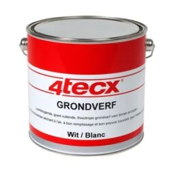 4tecx Grondverf Wit 2,5ltr