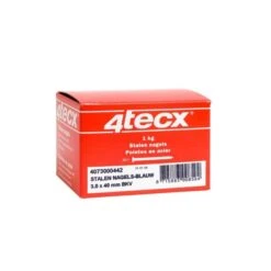 4tecx Stalen Nagels Bol Verzonken Kop Blauw 3,0 X 50mm 1kg