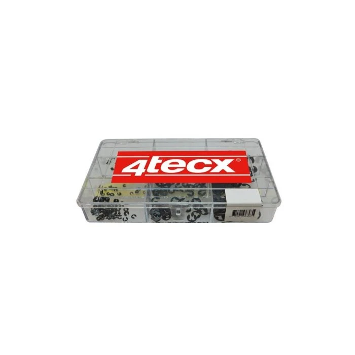 4tecx Assortiment Asborgringen 555-delig, DIN 6799 Blank 4 4tecx Assortiment Asborgringen 555-delig, DIN 6799 Blank - Afbeelding 2
