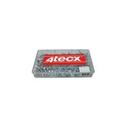 4tecx Assortiment Tapbouten En Moeren, 320-delig, Verzinkt
