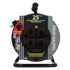 Kabelhaspel 25mtr. Prof. RA (IP44) 3 X 1.5 Mm² , 55.900.87 -Miakita Winkel 5590087 00