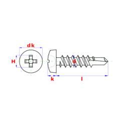 Makita PGB Zelfborende Schroef Verzinkt Half Bolkop 4,8x45 Mm. -Miakita Winkel 7504m tdr 3