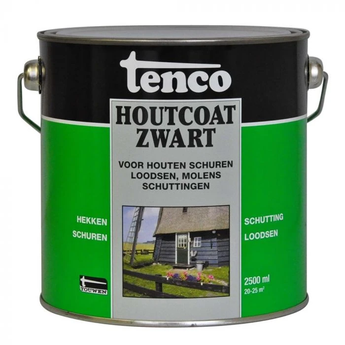TENCO HOUTCOAT ZWART 2,5 L 3 TENCO HOUTCOAT ZWART 2,5 L