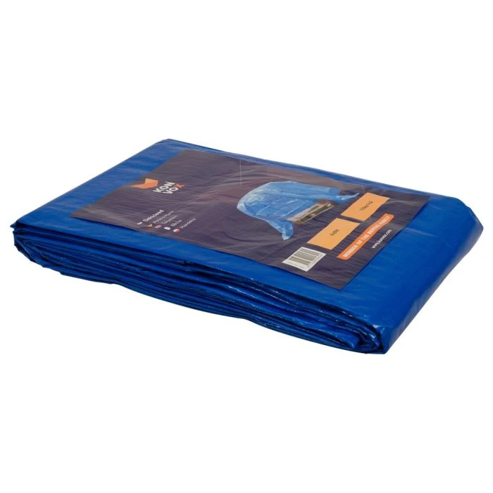 Konvox Dekkleed 130gr Blauw 6x8M TR 4 Konvox Dekkleed 130gr Blauw 6x8M TR - Afbeelding 2