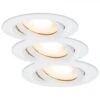 Paulmann LED Nova 3x7W Zwenk IP65 Wit GU10, O93mm
