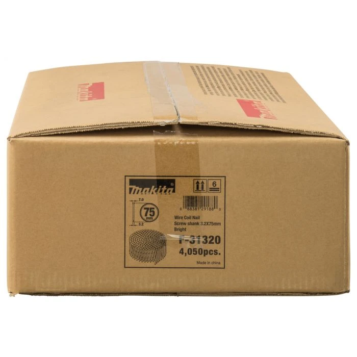 Makita F-31320 Nagel Hout 3,2x75mm Getordeerd 5 Makita F-31320 Nagel Hout 3,2x75mm Getordeerd - Afbeelding 3
