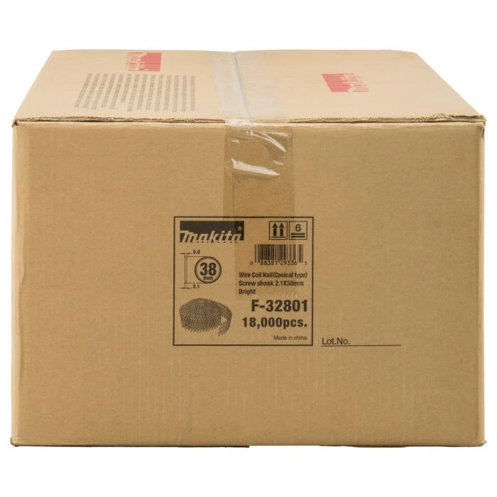 Makita F-32801 Nagel Hout 2,1x38mm Getordeerd 5 Makita F-32801 Nagel Hout 2,1x38mm Getordeerd - Afbeelding 3