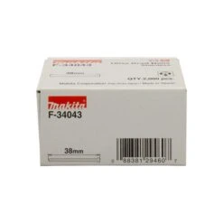 Makita F-34043 Brad 38mm 1,3x1,6mm RVS -Miakita Winkel F 34043 A1C1