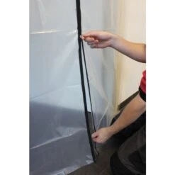 Easydek Stofdeur 2400mm X 1200mm Incl. Rits 9 Easydek Stofdeur 2400mm X 1200mm Incl. Rits -Miakita Winkel rits stofdeur