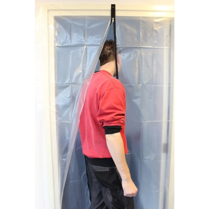 Easydek Stofdeur 2400mm X 1200mm Incl. Rits 5 Easydek Stofdeur 2400mm X 1200mm Incl. Rits - Afbeelding 3